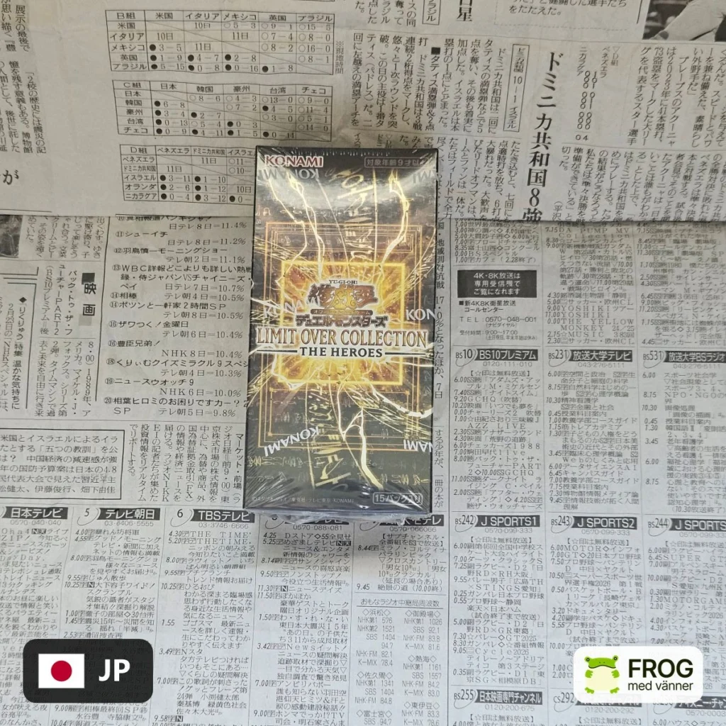 Limit Over Collection: The Heroes LOCH – Japansk YuGiOh Booster Box