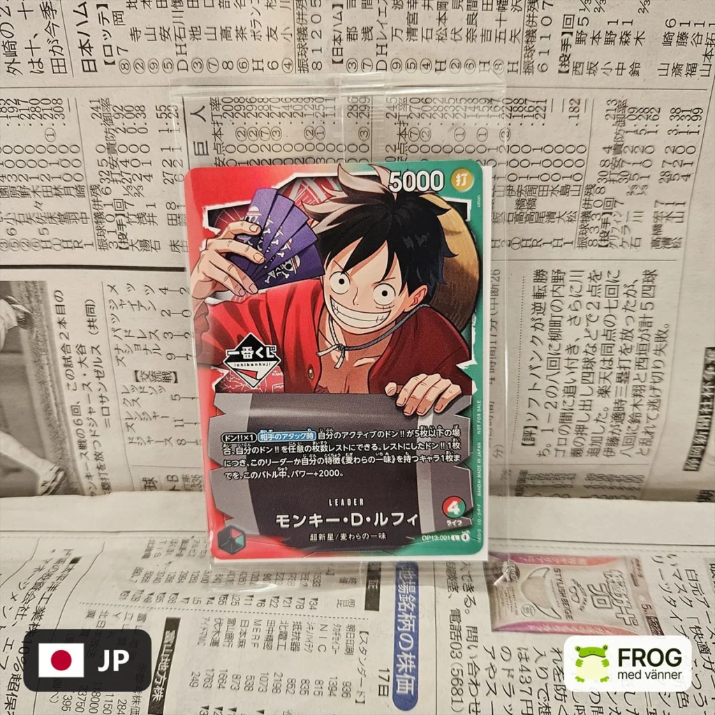Luffy Ichiban Promotion One Piece Card