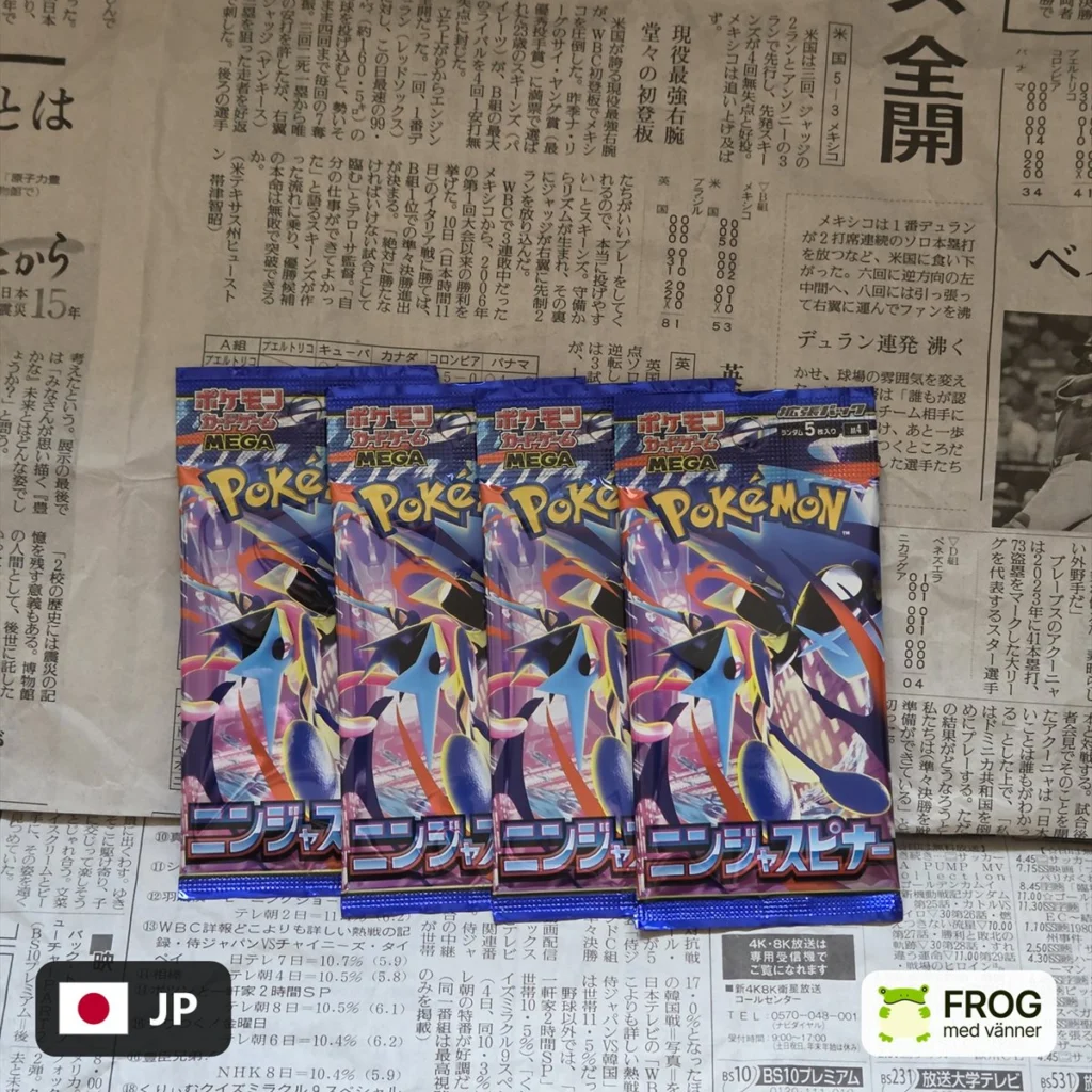 Ninja Spinner m4 – Japansk Pokemon Booster Box