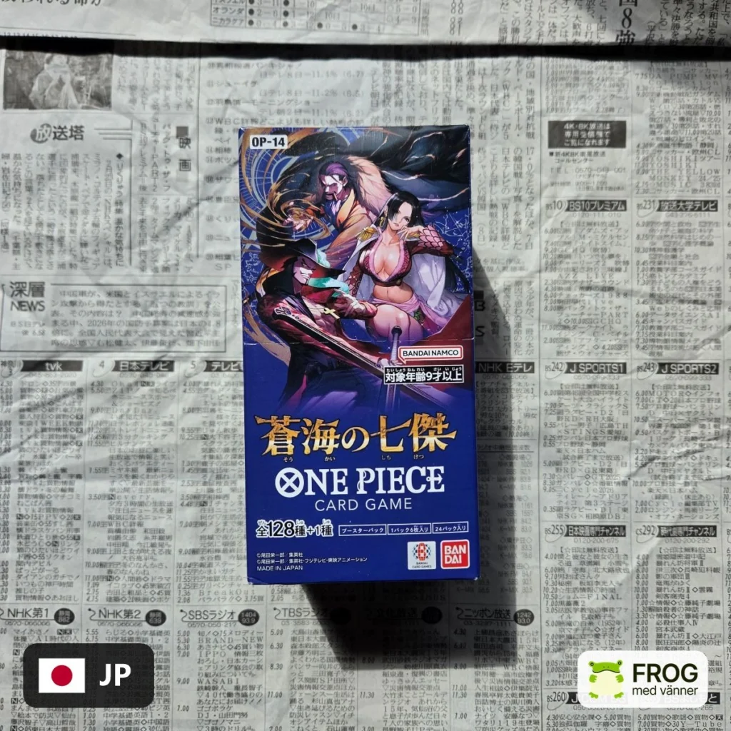 The Azure Sea's Seven OP14 – Japansk One Piece Booster Box