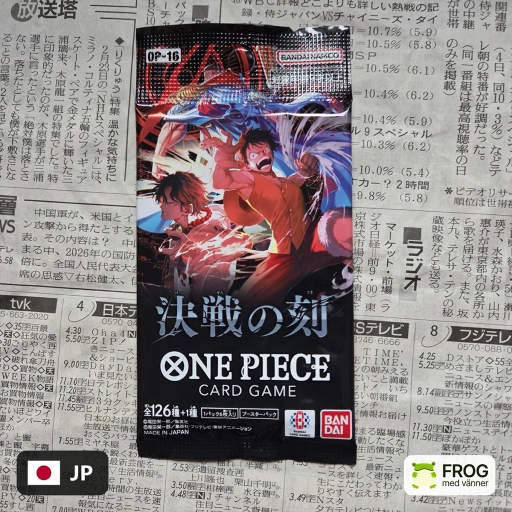 The Time of Battle OP16 – Japansk One Piece Booster Box