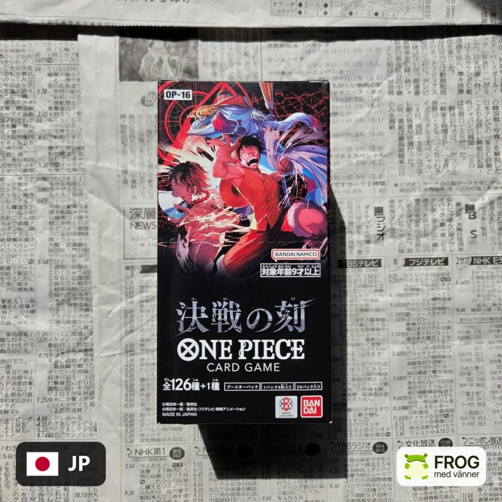 The Time of Battle OP16 – Japansk One Piece Booster Box